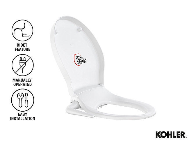 Kohler - Pureclean  Manual Bidet Seat (oval)